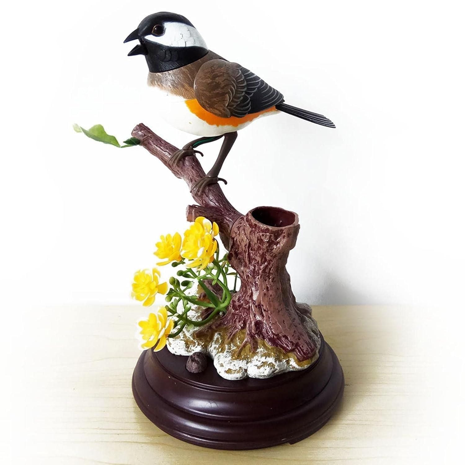 Moving Bird Pen Holder – Chirping Desk Decor Toy