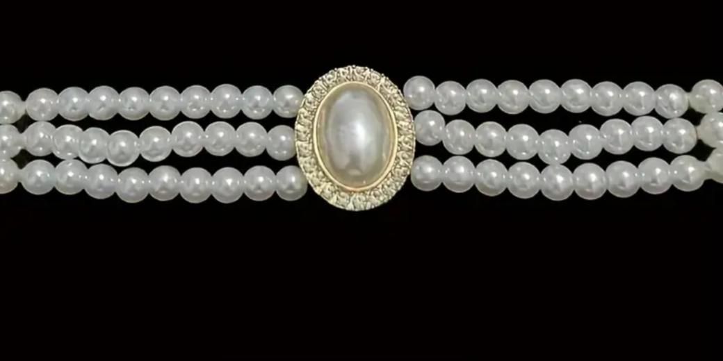Elegant Artificial Pearl Necklace for Women – White