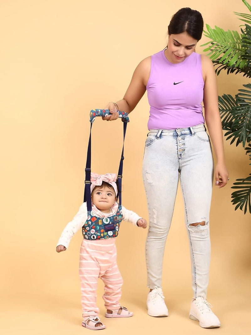 Baby learning walking belt helping child improve balance and coordination