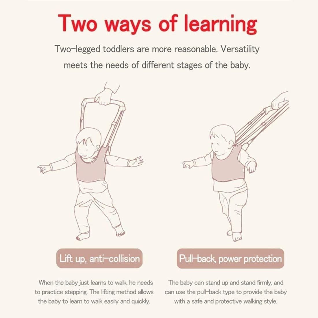 Baby walker assistant belt suitable for outdoor walking practice