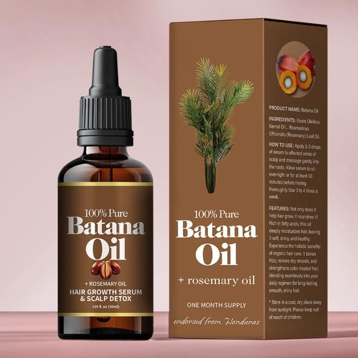 Benefits of batana hair growth oil serum including hair regrowth, shine and stronger roots