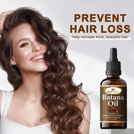 Batana hair growth oil serum suitable for men and women with all hair types