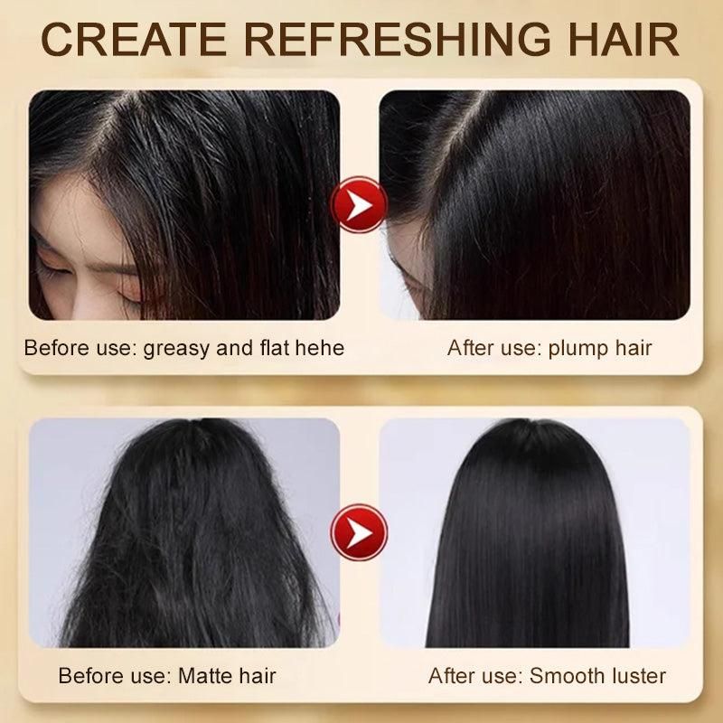 polygonum-herbal-shampoo-soap-before and after use