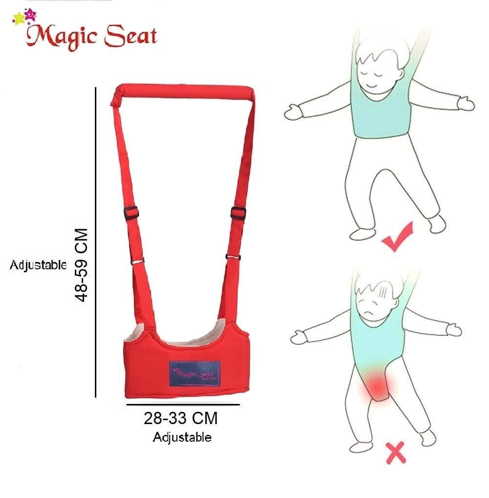 Toddler walking belt used indoors for early walking training