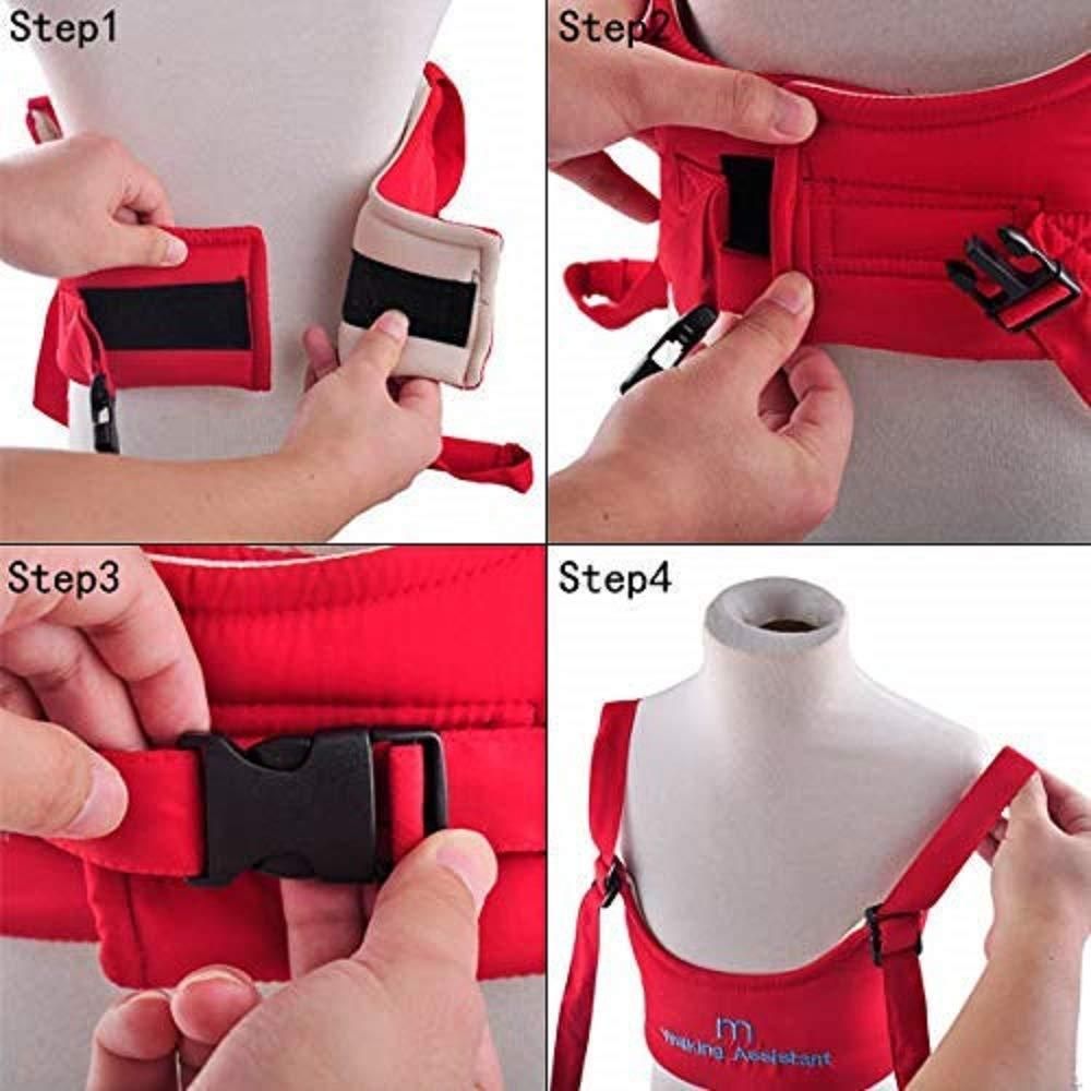 Adjustable toddler walking harness for safe and comfortable walking practice