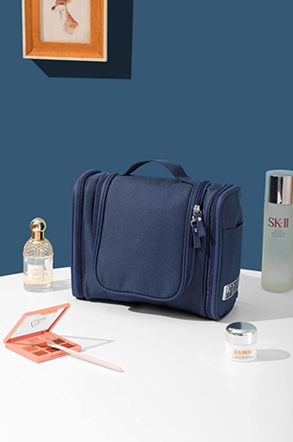 Waterproof toiletry bag made from durable and easy-to-clean material